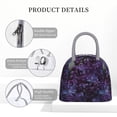 thumbnail image 4 of Balery Lilac Bolsa de Almuerzo para Mujeres, Caja de Almuerzo, Bolsa de Almuerzo Pequeña Impermeable, Tote de Almuerzo Reutilizable con Gran Capacidad, 4 of 6