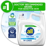 all Free Clear Liquid Laundry Detergent, 141 oz, 94 Loads