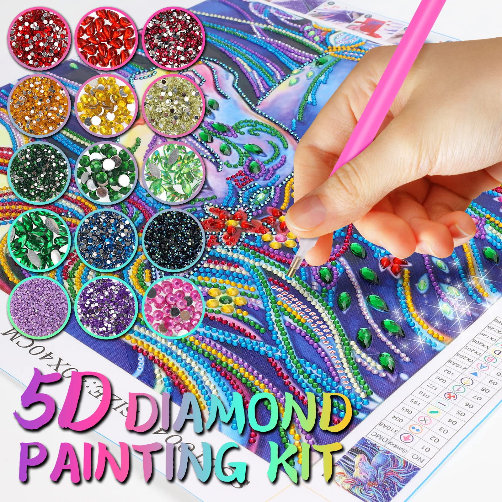 Arts and Crafts Gifts for 10 11 12 13+ Year Old Girls Kids, DIY 5D