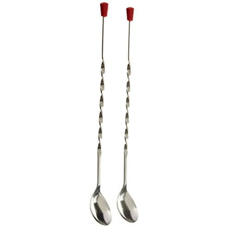 

NEW Update International 11-Inch Stainless Steel Bar Spoon Bar Spoons Twist-Neck Barware Mixing Spoon - set of 2