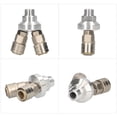 thumbnail image 4 of Yeacher Multi Pass Quick Coupler 1/2-inch External Thread Self-locking Carbon Steel Quick Connector Air Tool Fittings (2 Way), 4 of 8