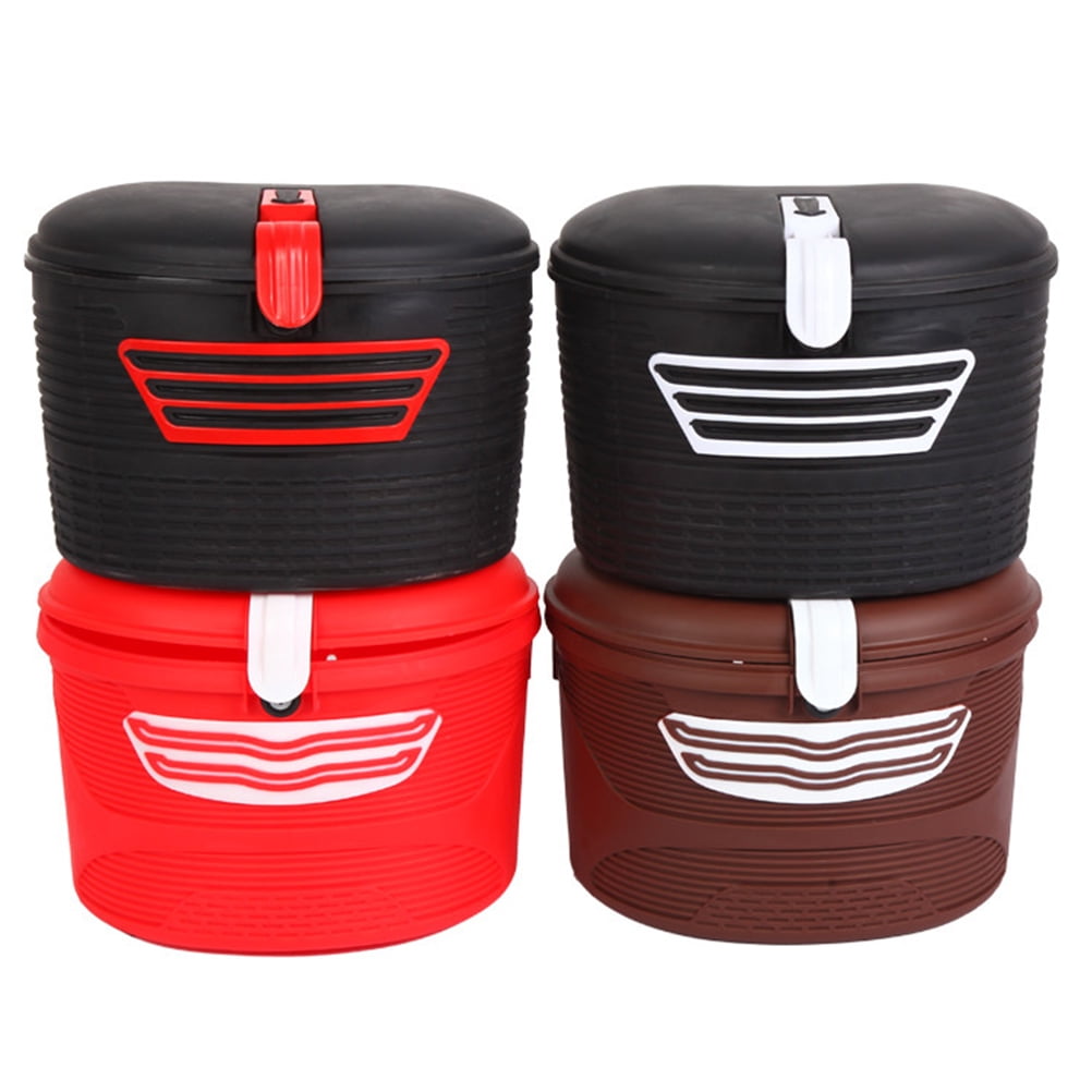 Tineasur Front Handlebar Bike Basket - Plastic Cycling Storage Basket, 1 Set for Convenient Carrying and Easy Installation