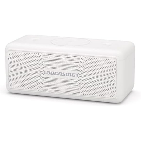 wonima11 Bluetooth Speakers, M5 Portable Wireless Speaker with 40W Loud Stereo Sound & Punchy Bass, 30H Playtime, IPX7 Waterproof, Bluetooth 5.3, EQ, TWS, TF-Card, AUX, USB, for Outdoor Home (White)