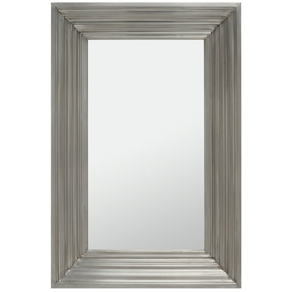SAFAVIEH Couture Kerry 36" x 54" Silver Glam Wall Mirror