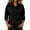 Black, variant on Sweatshirts for Women Long Sleeve Half Button Turn down Collar Pullover Tops Casual Loose Fall Clothes Tops