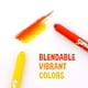 thumbnail image 5 of Art Supply Super Crayons Juego De 36 Colores – Crayones De Gel Suaves Y Fáciles De Deslizar – Brillantes Mezclables Y Lavables, 5 of 6