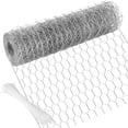 thumbnail image 2 of 13.7 In x 32.8 FT Galvanized Hexagonal Wire Mesh for Garden & Poultry Fencing, 2 of 8