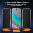 thumbnail image 3 of [2 Pack] Cnarery Anti Glare Matte Privacy TPU Screen Protector for Google Pixel 10 (Not Glass), Fingerprint Sensor Compatible, Full Adhesive Flexible Film, Easy Installation, 3 of 7