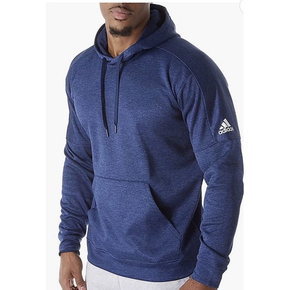 111C Adidas Men's Athletics Team Issue Pullover Collegiate Navy Melange XL