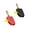 Red and black, variant on Tizuqe 32A High Current Banana Plugs Gold Plated Solderless Quick Connect Terminals