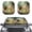 Cat Butterfly Floral, variant on Jiueut Galaxy Sunflower Cat Glasses Print Car Windshield Sun Shade 2 Pcs Sunshade Patriotic Easy to Install Foldable Automotive Interior Accessories for Sun Protection Sunshade Visor