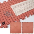 thumbnail image 6 of 9Pcs Crochet Blocking Board For Granny Squares Crafting 32x32cm Knitting Blocking Foam Mat with 100Pcs 38mm T Pin, 6 of 9