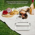 thumbnail image 2 of Stainless Steel Lunch Food Container with Lock Clips and Leakproof Design, 800ML Bento Boxes Lunch C, 2 of 5