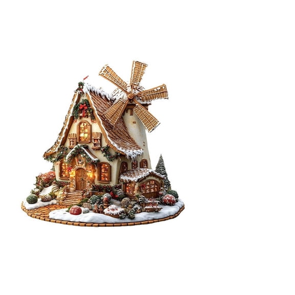 Bwiyojiz Home Decor Decoration Ornaments Acrylic Cabin Sign Inspirational Tabletop Card, Christmas Gifts, Multicolor