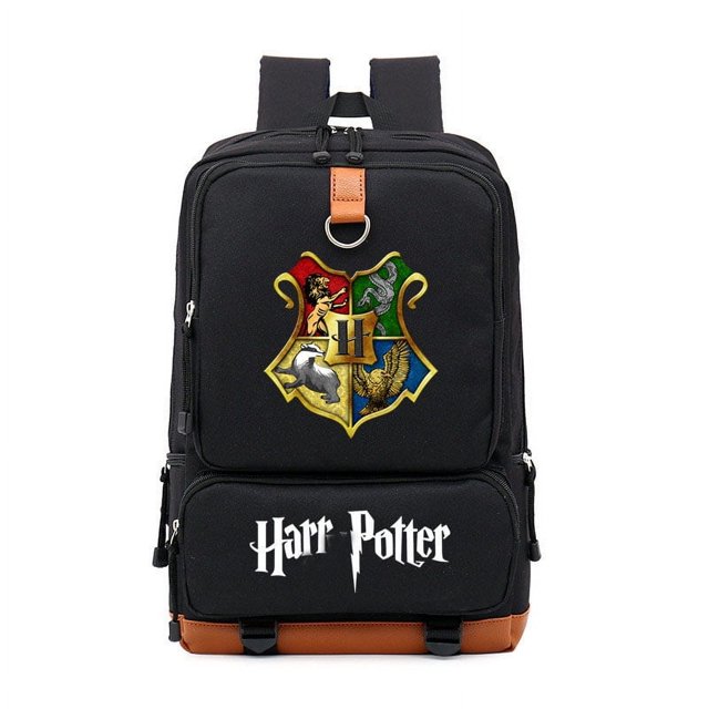 2025 Mochila escolar de Harry Potter con insignia, mochila para ordenador portátil, papelería, mochila de Hogwarts, mochila de viaje para ordenador, mochila para estudiantes, juguete de acción
