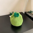thumbnail image 1 of Bolsa De Hombro Monedero femenino con cordón, bolso tejido con forma de naranja, bolso diario para niñas y mujeres DQrwqpou Para Estrenar, 1 of 8
