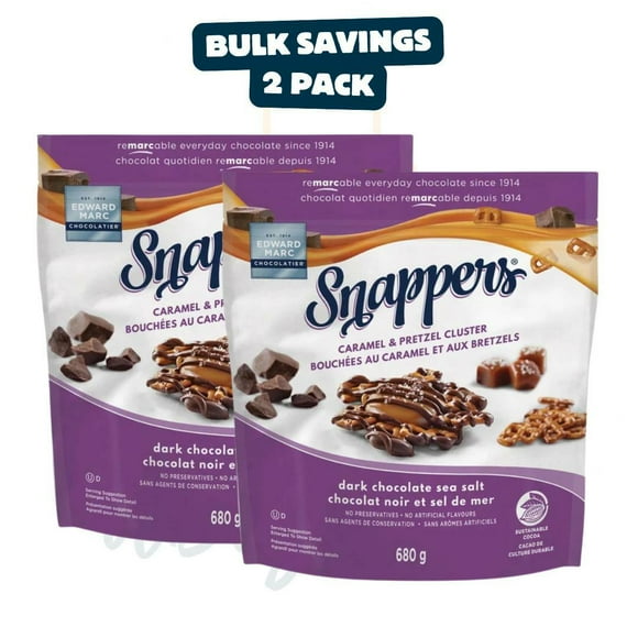 Snappers Dark Chocolate Pretzels (2 Pack)