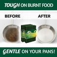 thumbnail image 3 of SCRUBIT Scouring Pads, Non-Scratch Kitchen Sponges for Cleaning Dishes, Green, 100 Pack, 3 of 6