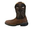 thumbnail image 3 of Justin Boot Company Men`s Justin Slickline 11In H20 Brown Nano Comp Square Toe Work Boot Brown 10 D, 3 of 5