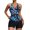 Light Blue, variant on VerPetridure Tankini Swimsuits for Women Tummy Control Two Piece Bathing Suits Floral Print Tank Top with Boyshorts Modest Sports Swimming Suits