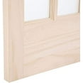 thumbnail image 5 of American Wood 852720 24 x 80 in. 10-Lite Traditional Divided Bifold Door, Unfinished Pine, 5 of 6