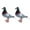 2pcs Style A, variant on Artificial Dove Animal Miniature Artificial Pigeon Foam Simulation Pigeon Artificial Foam Bird for Kids Party Favors Home Decoration 1pc Style A