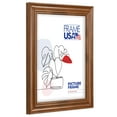 thumbnail image 2 of 12x18 Picture Frame, Brown Value Added Style 75022–308, 1.25 Inch MDF with Plexiglass, Wall Display, 2 of 4