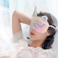 thumbnail image 2 of Miangastore Comfortable Blindfold Imitate Rabbit Hair 1Set 7.9x3.1x0.4 Inch, 2 of 8