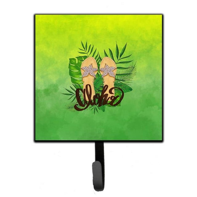 Carolines Treasures BB7449SH4 Aloha Flip Flops Leash or Key Holder