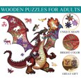 thumbnail image 5 of Puzle de madera HUOGUO, diseño de dinosaurio/dragón, 205 piezas, 5 of 5