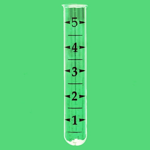 Tubo de repuesto de vidrio para pluviómetro Natures Yard de 15 cm