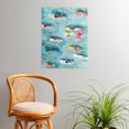 thumbnail image 2 of Society6 Gal Design Surf Sisters Poster 9.75" x 0.37" x 12.25", 2 of 3