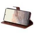 thumbnail image 5 of Case for Google Pixel 6 PRO 5G Zipper Pocket Wallet Leather Case Magnetic Closure Flip Cover - Brown, 5 of 5