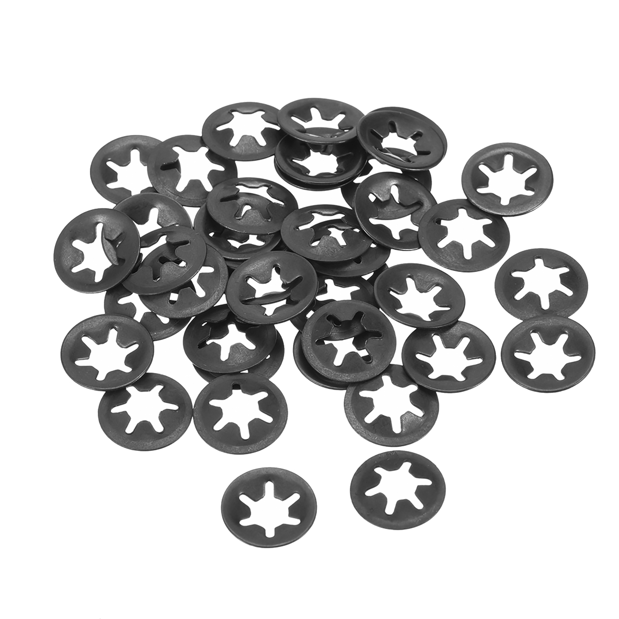 M5 Starlock Washer 4.3mm I.D. 12mm O.D. Push On Lock Speed Clip 65Mn