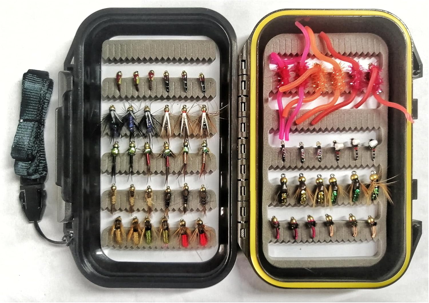 Cortland Silver Stream Fly Box Assortment, 25 Piece, 607651
