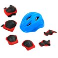 thumbnail image 1 of Soidarity Conjunto de equipo de protección para patinaje, protector de muñeca para rodilla, coderas, patineta para bicicleta, rodillo de patinaje sobre Ciclismo Azul Soidarity OD001572-01, 1 of 6