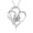 Moissanite-5, variant on FANCIME Moissanite Necklace for Women 925 Sterling Silver Moissanite Pendent Necklace Anniversary Mother's Day Valentines Sparkling Gift for Her