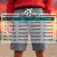 thumbnail image 3 of Ceisia Men's Spring Summer Fitness Shorts - Drawstring Gift Frenulum Multiple Pockets Breathable Running Five-Point Pants, 3 of 9