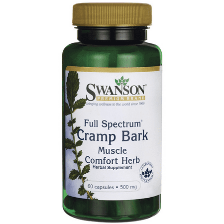 Swanson Full-Spectrum Cramp Bark 500 mg 60 Caps