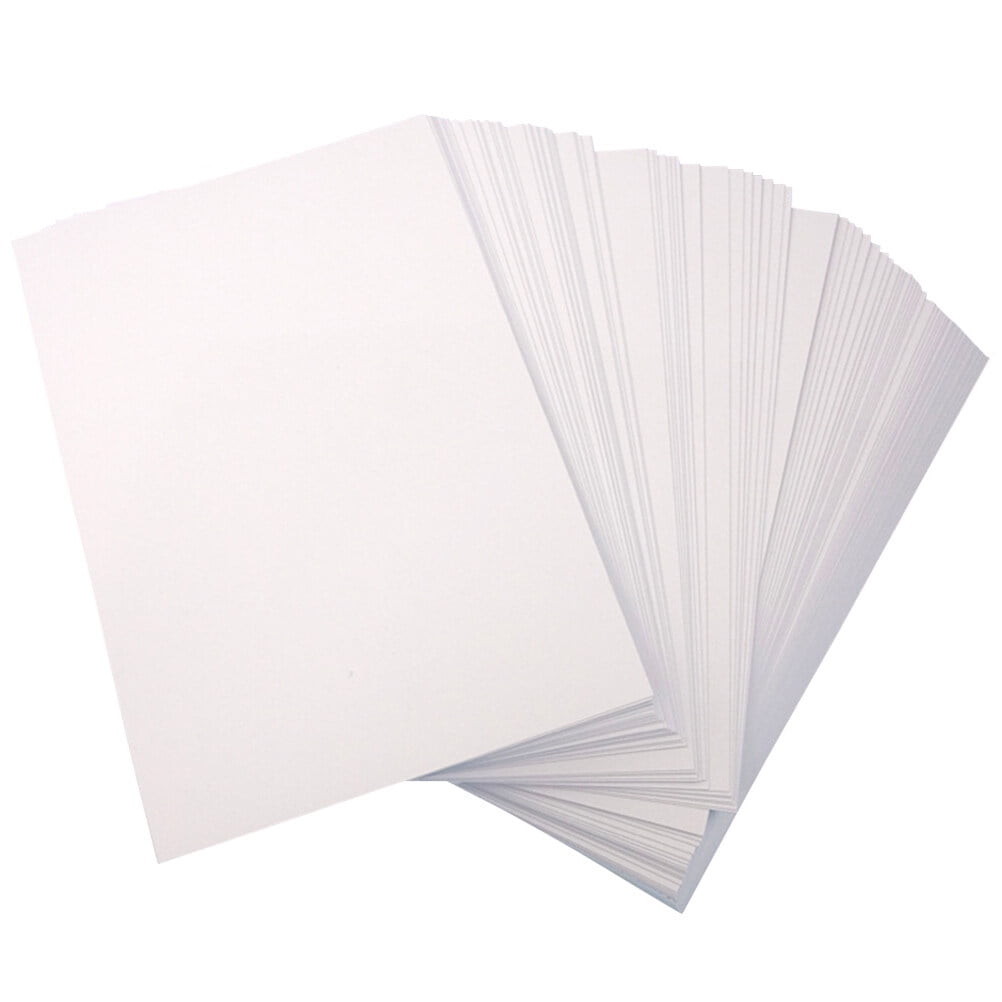 50Pcs High Glossy Photo Paper 120G Double-side Picture Printing Paper for  Printers (White) 