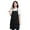 Black, variant on Apron Sleeve Protective Wear for Kitchen Chefs Utility Pockets Durable Canvas Apron for Cooking Baking Dining & Bar