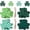 4, variant on ZMYFlora St. Patrick's Day Irish Holiday Door Hanging Decorations, Shamrock Themed Wall and Door Hangers for Party, Home, and Festive Holiday Display