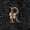 Black Brown 12, variant on Manfei Leopard Print Initial A Shower Curtain 72Wx72L,Dreamy Bow Bathroom Curtain,Black Brown