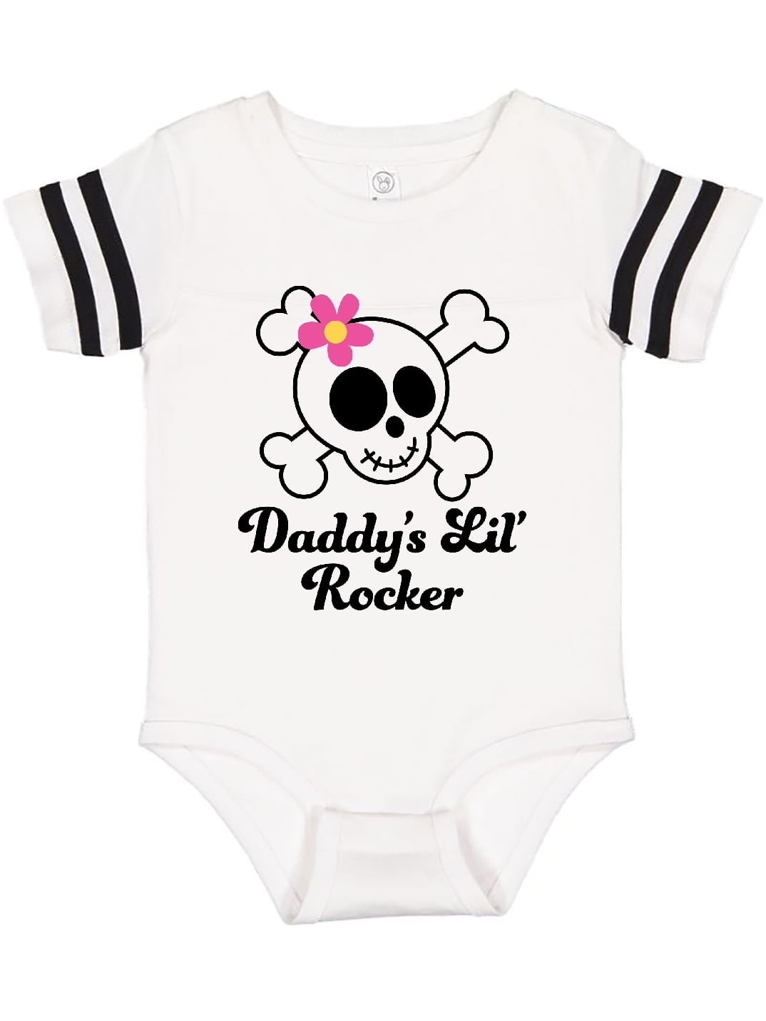 inktastic Pink Diamond Decorated Candy Skull Infant Creeper