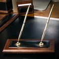 thumbnail image 4 of Rosewood & Leather Pen Stand, 4 of 5