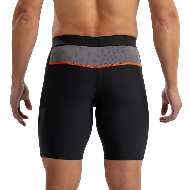 Shock Doctor Sport Compression Shorts with Pocket, Black, Adult
