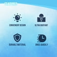 thumbnail image 6 of VOS Elite Pool Collection featuring 2 Mega Foam Wavy Noodles, 2 Infinity Lounger Effusion Floats, and 2 Phoenix Graphic Printed Saddle Water Floats (Kovo Coral), 6 of 8