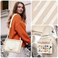 thumbnail image 7 of Case for iPad 6th/5th Gen (2018 2017)/iPad Air 2/iPad Pro 9.7 inch, 360 Rotating Stand Handle Shoulder Strap Heavy Duty Shockproof Cover, Cream Rose Gold, 7 of 7