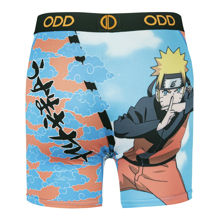 Odd Sox, Naruto Anime Merch, Men's Fun Boxer Brief Underwear, 3Xlarge