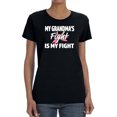 thumbnail image 2 of Wild Bobby My Grandma's Fight Is My Fight | Breast Cancer Pink Ribbon Fight Family Support Breast Cancer Awareness Women Graphic Tee, 2 of 6